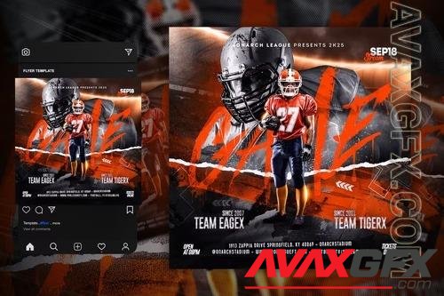 Football Flyer Template XMJTMP6