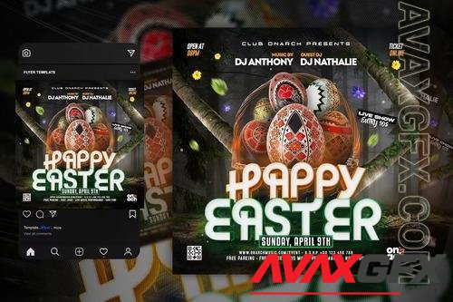 Easter Flyer Template PFCEEKY