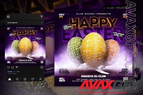 Easter Flyer Template A5U8KBL