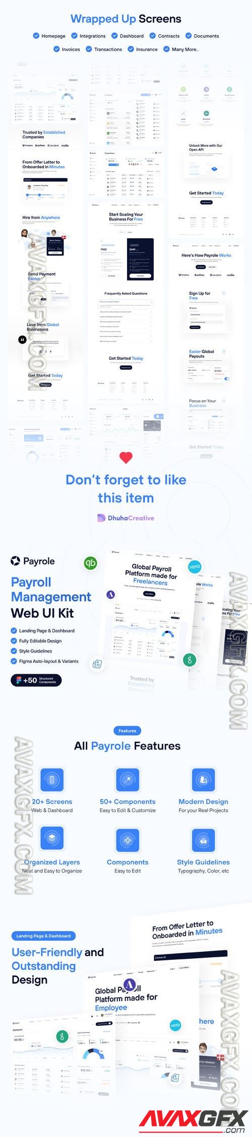 Payrole - Payroll Management Web UI Kit