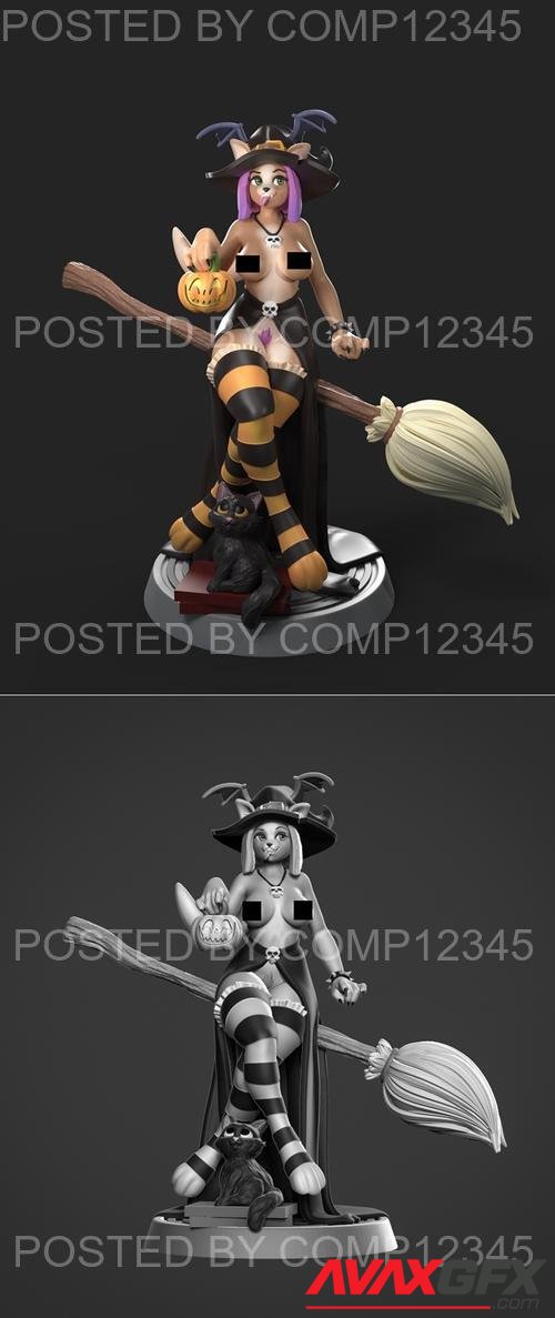 Furry Witch 3D Print