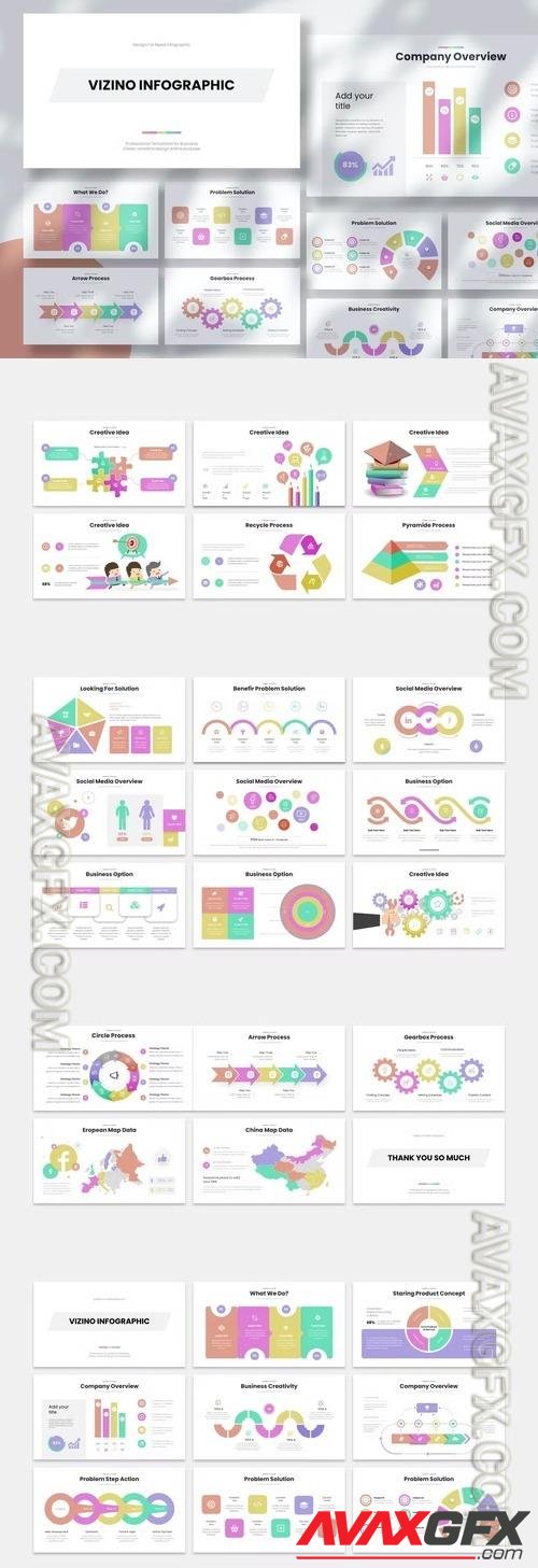Vizino Infographic PowerPoint Template