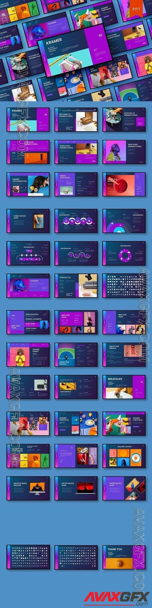 Kramer - Business PowerPoint Template