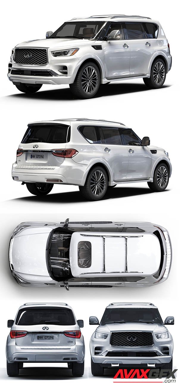 INFINITI QX80 3D Model