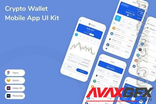 Crypto Wallet Mobile App UI Kit GCVPL6G