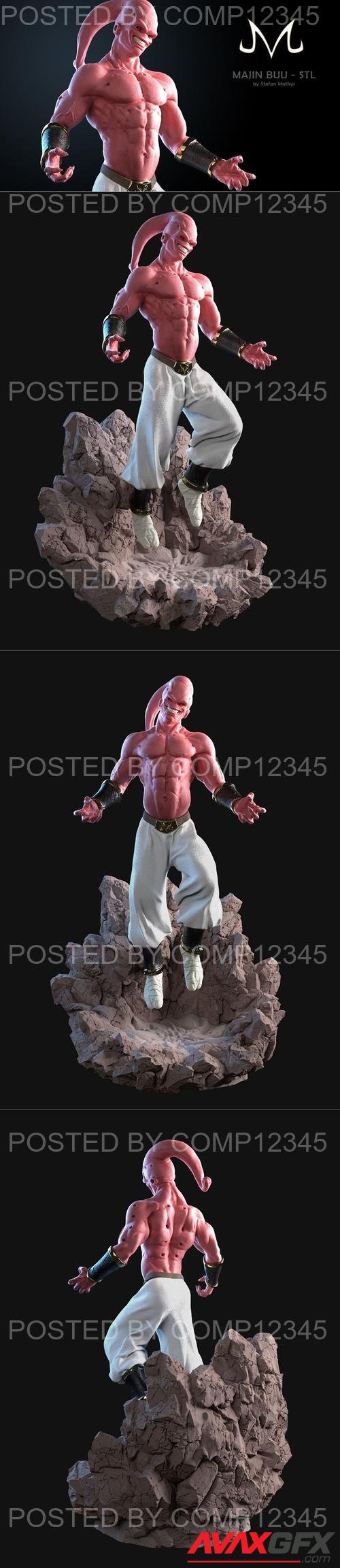 Majin Buu from Dragon Ball Z 3D Print