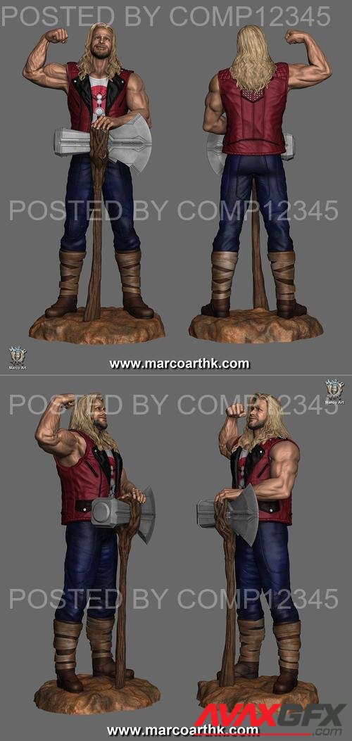 Marco Art - Casual Thor 3D Print