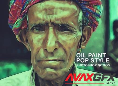 Oil Paint Pop Style - 6544752