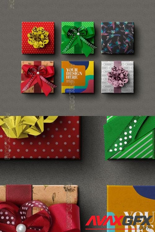 Square Gift Boxes Mockup 396598422 [Adobestock]