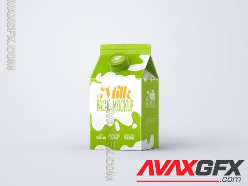 Milk Carton Box Mockup 392947626 [Adobestock]