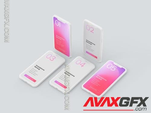 Clay Smartphone Mockup for Application UI Designs 389940413 [Adobestock]