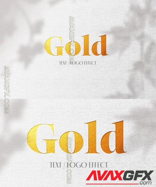 Gold Effect on White Paper Mockup 387200164 [Adobestock]