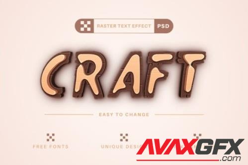 Wood - Editable Text Effect - 14480309