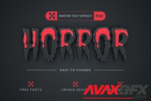 Horror - Editable Text Effect - 14481683