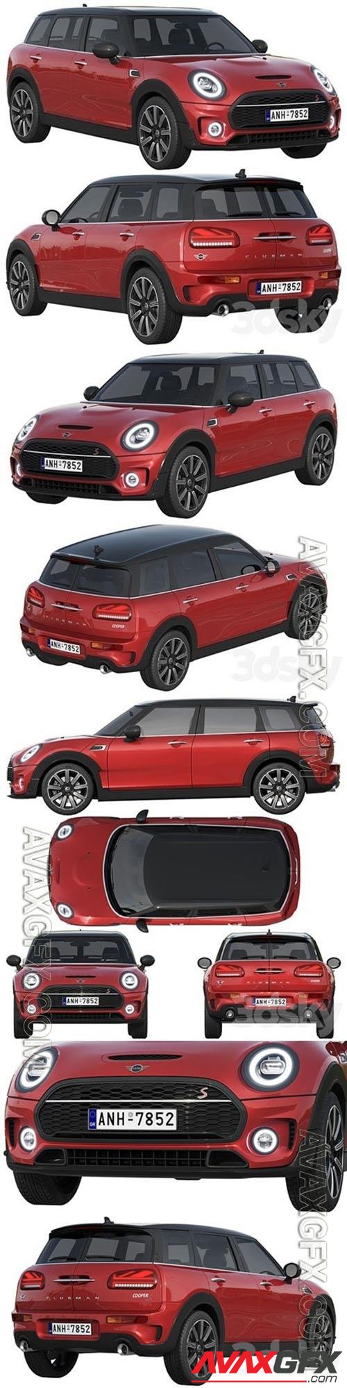 Mini Clubman 2022 - 3d model