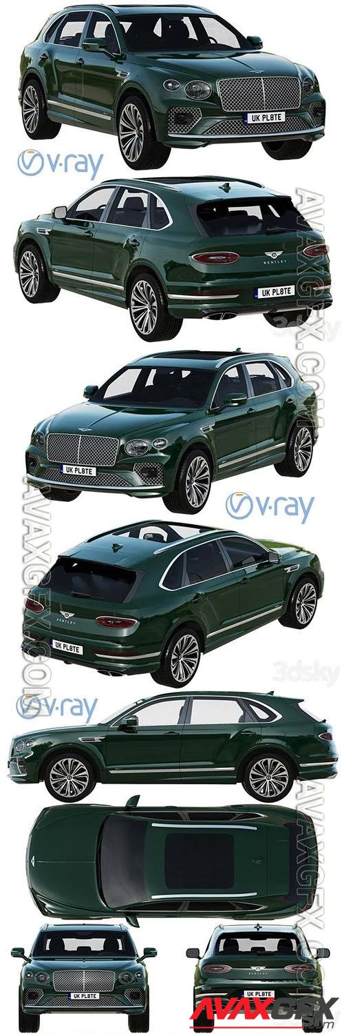 Bentley Bentayga Hybrid 2021 - 3d model