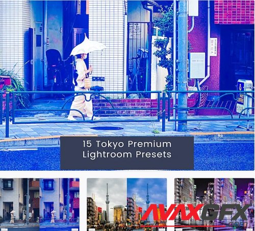 15 Tokyo Premium Lightroom Presets - FRAYXYC