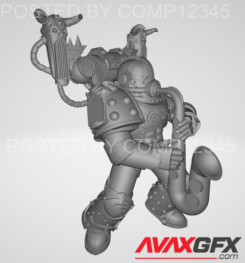 Sax Marine 3D Print