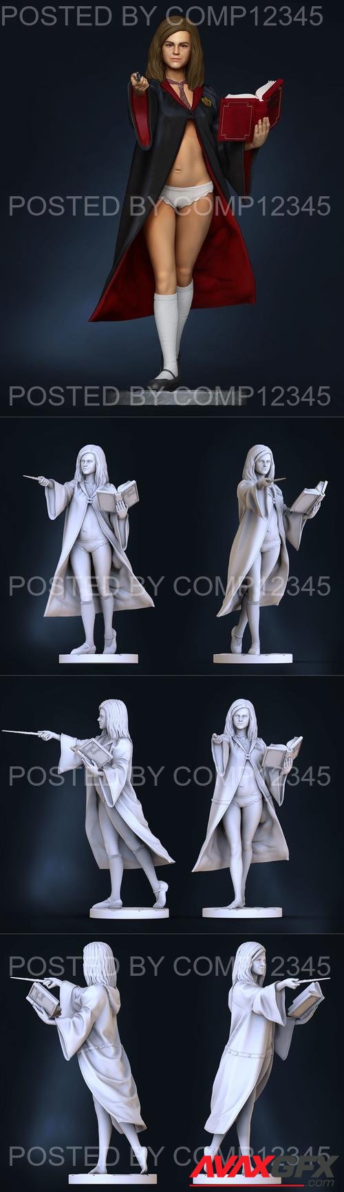 Hermione Granger NSFW Version 3D Print