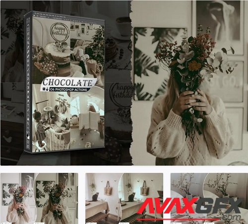 Chocolate Photoshop Actions - 2NSRMF3