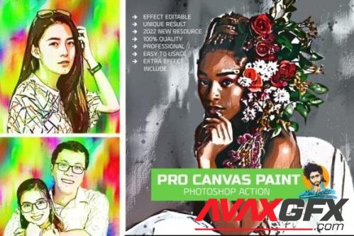 Pro Canvas Paint Effect - 7053145