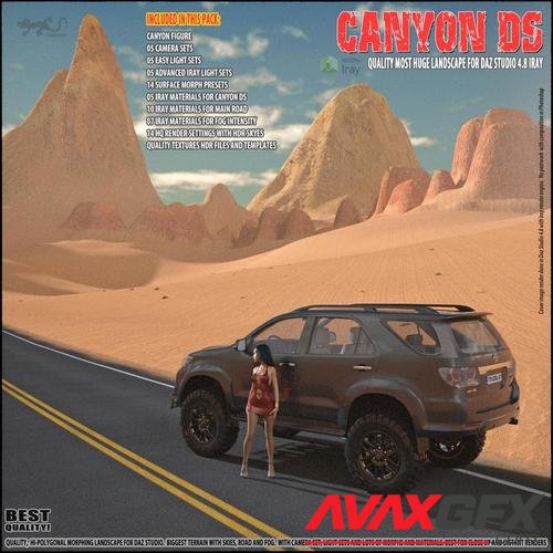 CanyonDS for Daz Stuidi