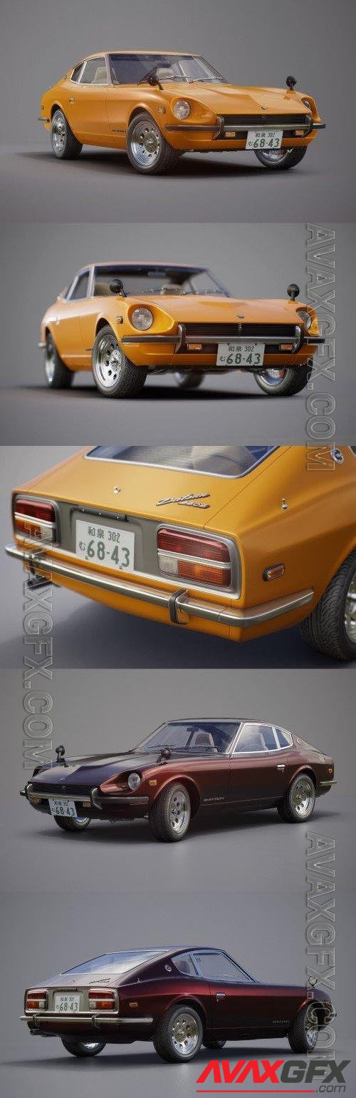 Datsun 240Z Nissan Fairlady Z - 3d model » AVAXGFX