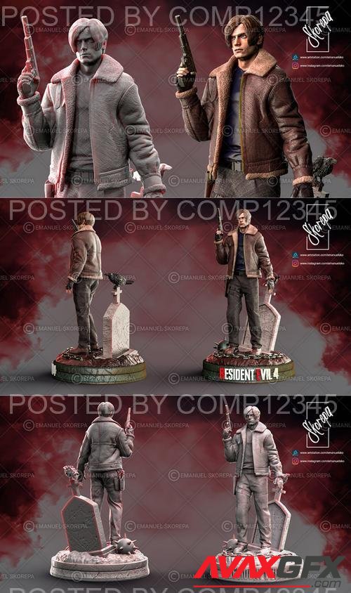 Leon Kennedy RE4 3D Print