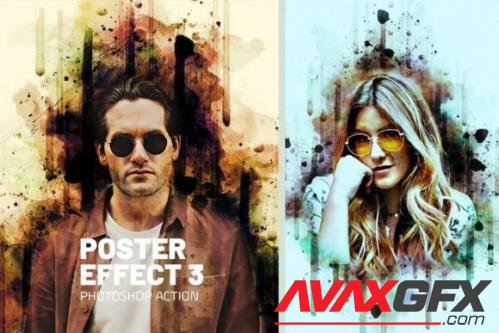 Poster Effect Photoshop Actions - 7170952
