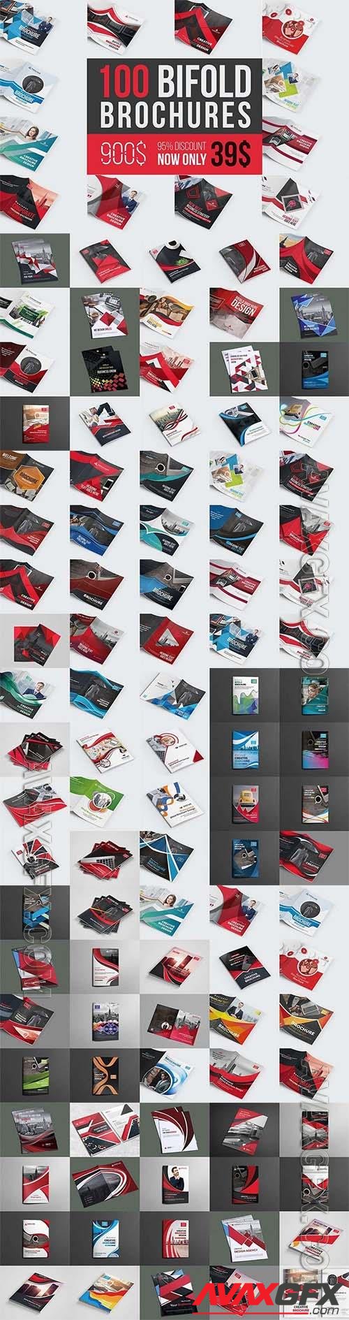 CreativeMarket - Ultimate Bifold Brochure Bundle 4615334