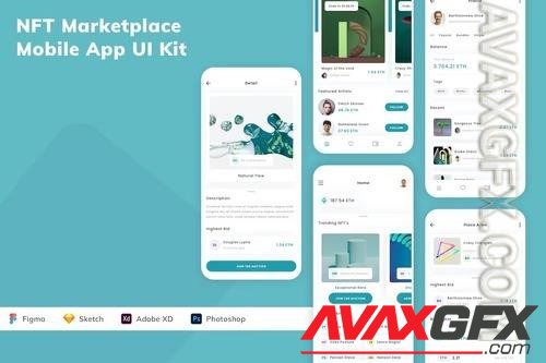 NFT Marketplace Mobile App UI Kit