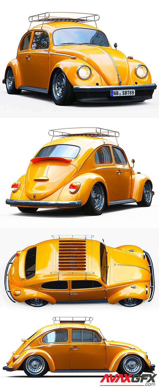 Volkswagen Beetle 3D Model