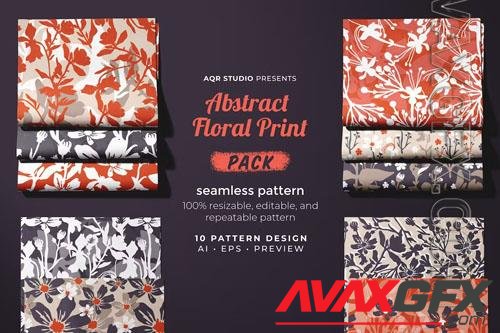 Abstract Floral Print - Seamless Pattern Design