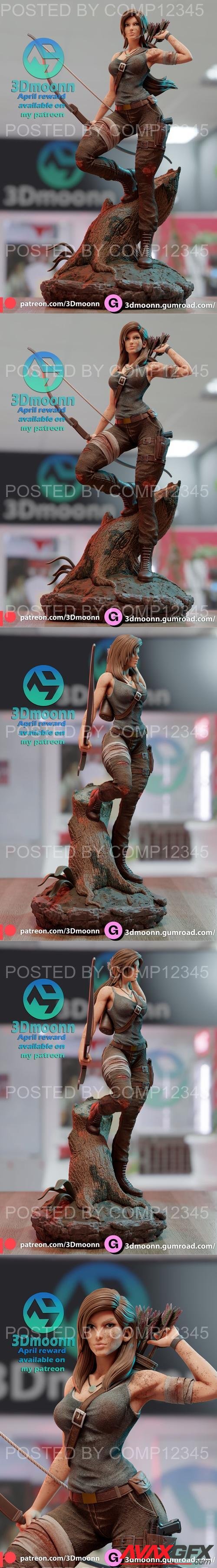 Lara Croft - 3DMoonn 3D Print