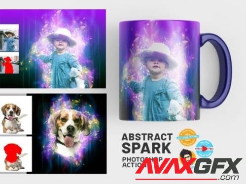 Spark Photoshop Action - 6868495