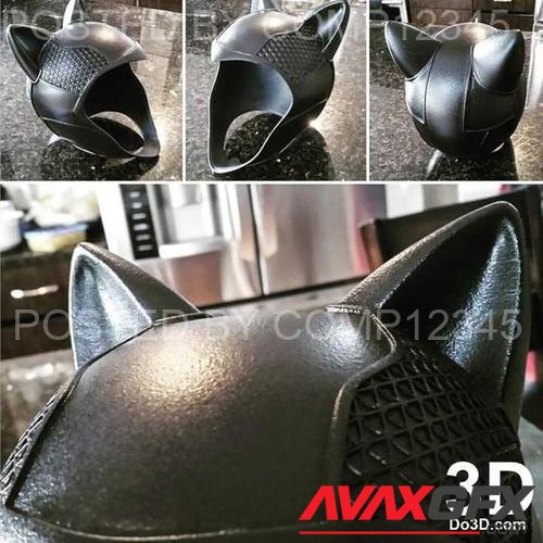 Catwoman Arkham Knight Helmet and Goggles 3D Print