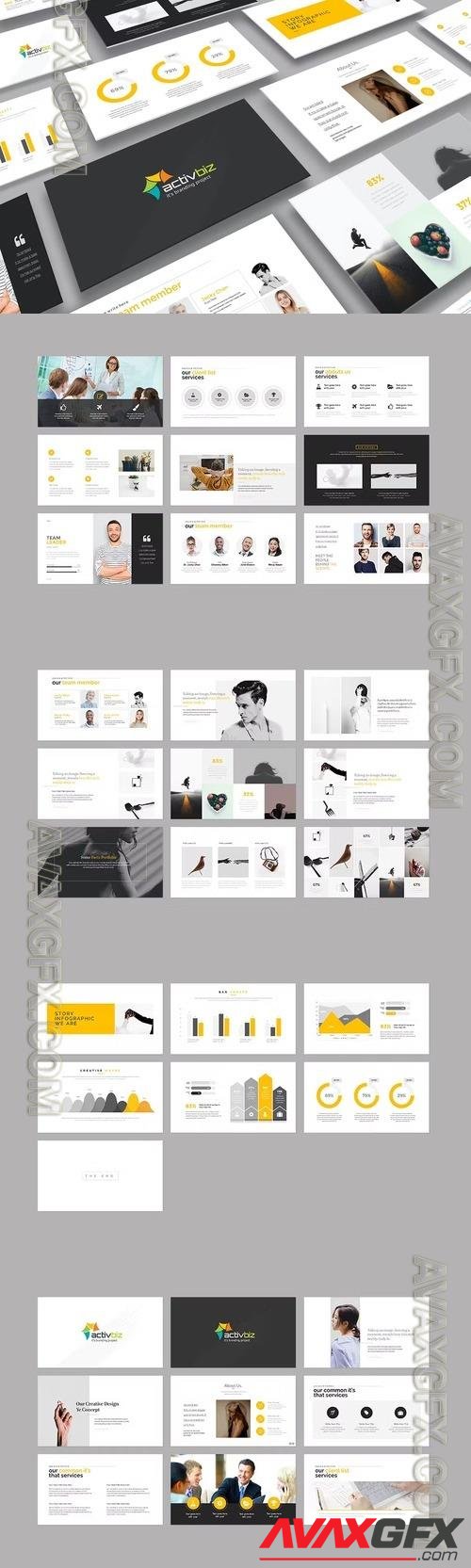 Activbiz - PowerPoint Presentation Template