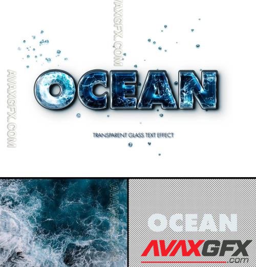 Combined Text and Photo Ocean Effect Mockup 383354691 [Adobestock]