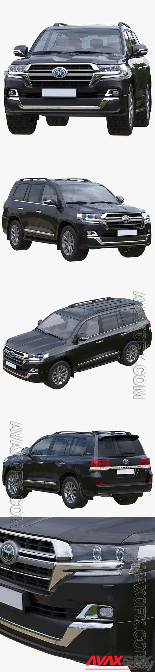 Toyota Land Cruiser 200 Executive Lounge 2021 - 3d model