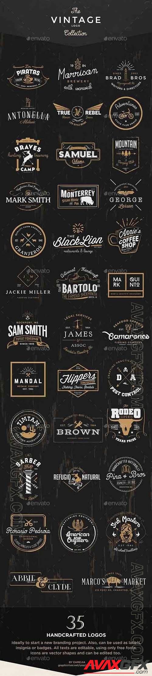 Vintage Logo & Badge Mega Collection