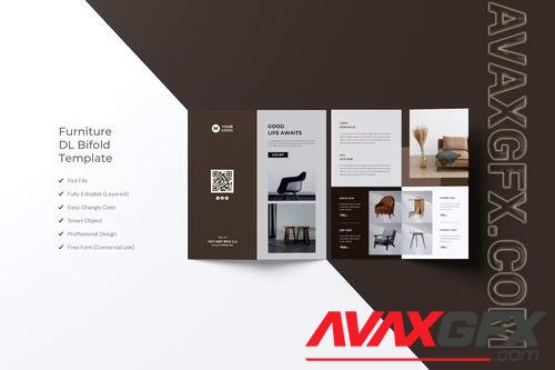 Furniture DL Bifold Flyer Template