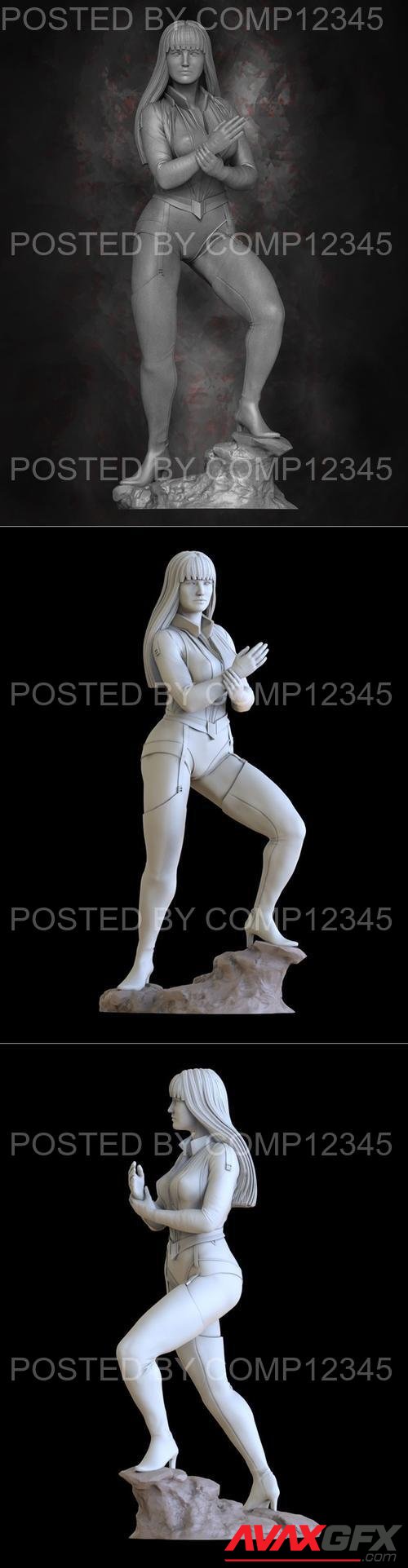 Silk Spectre Watchmen 3D Print