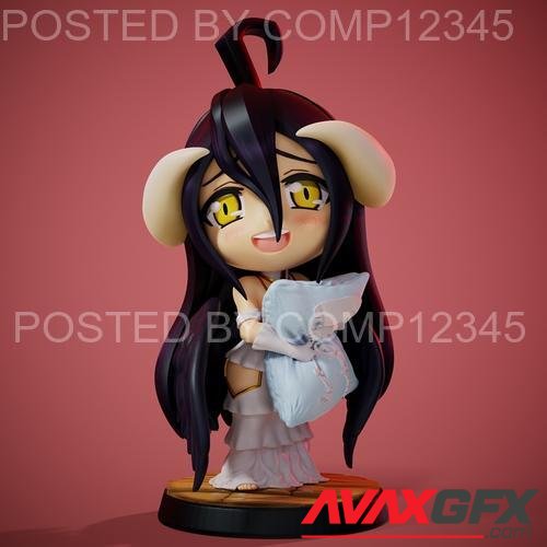 Chibi Albedo 3D Print