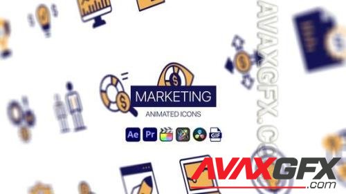 Marketing Animated Icons 44951956 [Videohive]