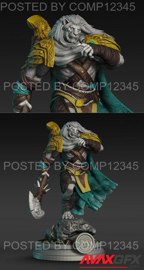 Ajani Goldmane Fan art 3D Print