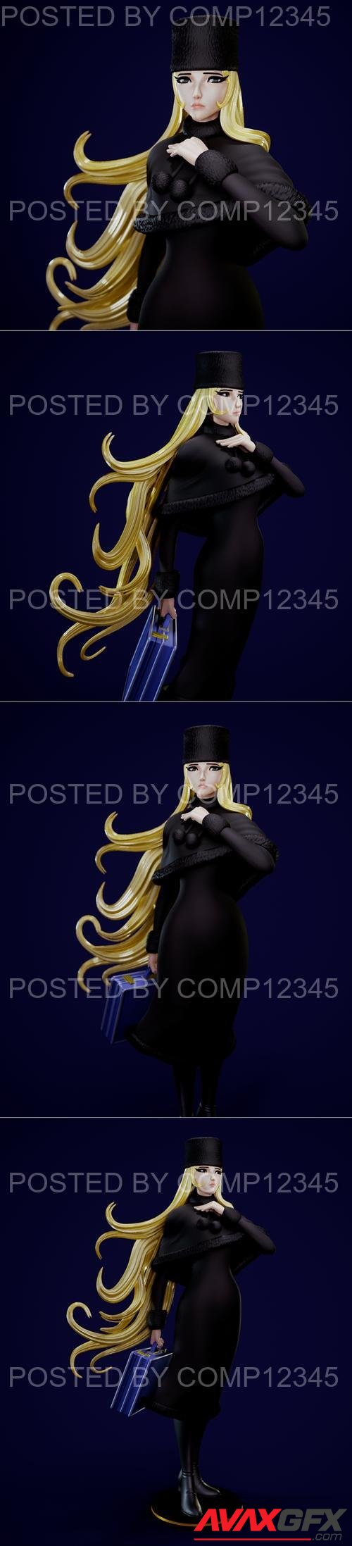 Galaxy Express 999 - Maetel 3D Print