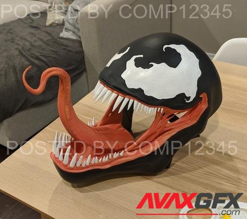 Venom Mask 3D Print