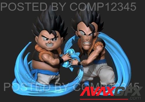 Gogeta chibi 3D Print