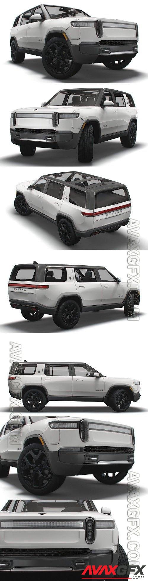 Rivian R1S Adventure 2022 - 3d model