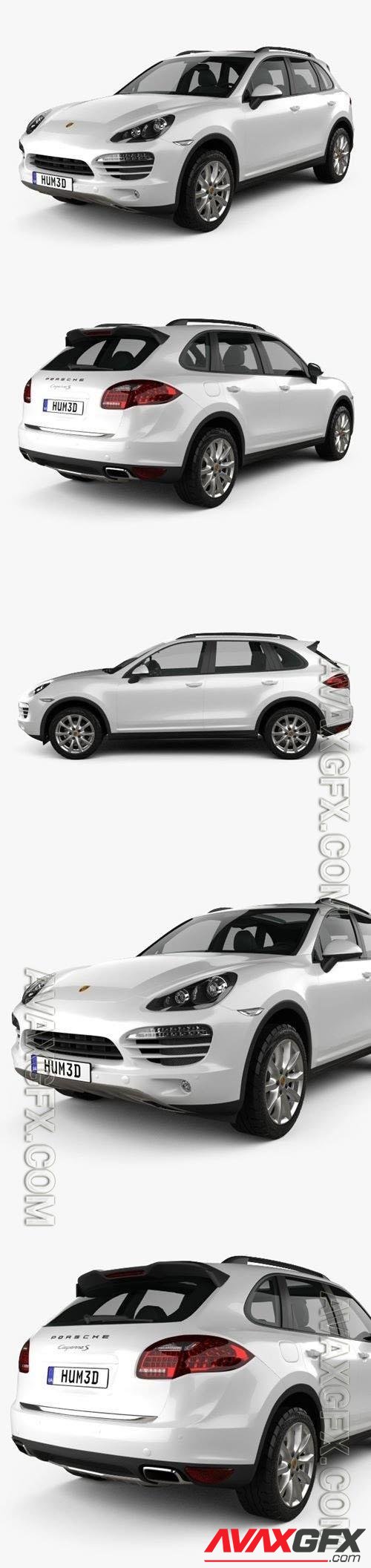 Porsche Cayenne hybrid 2012 - 3d model